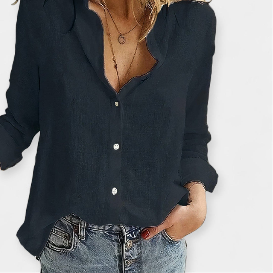 Blusa Confortável de Linho