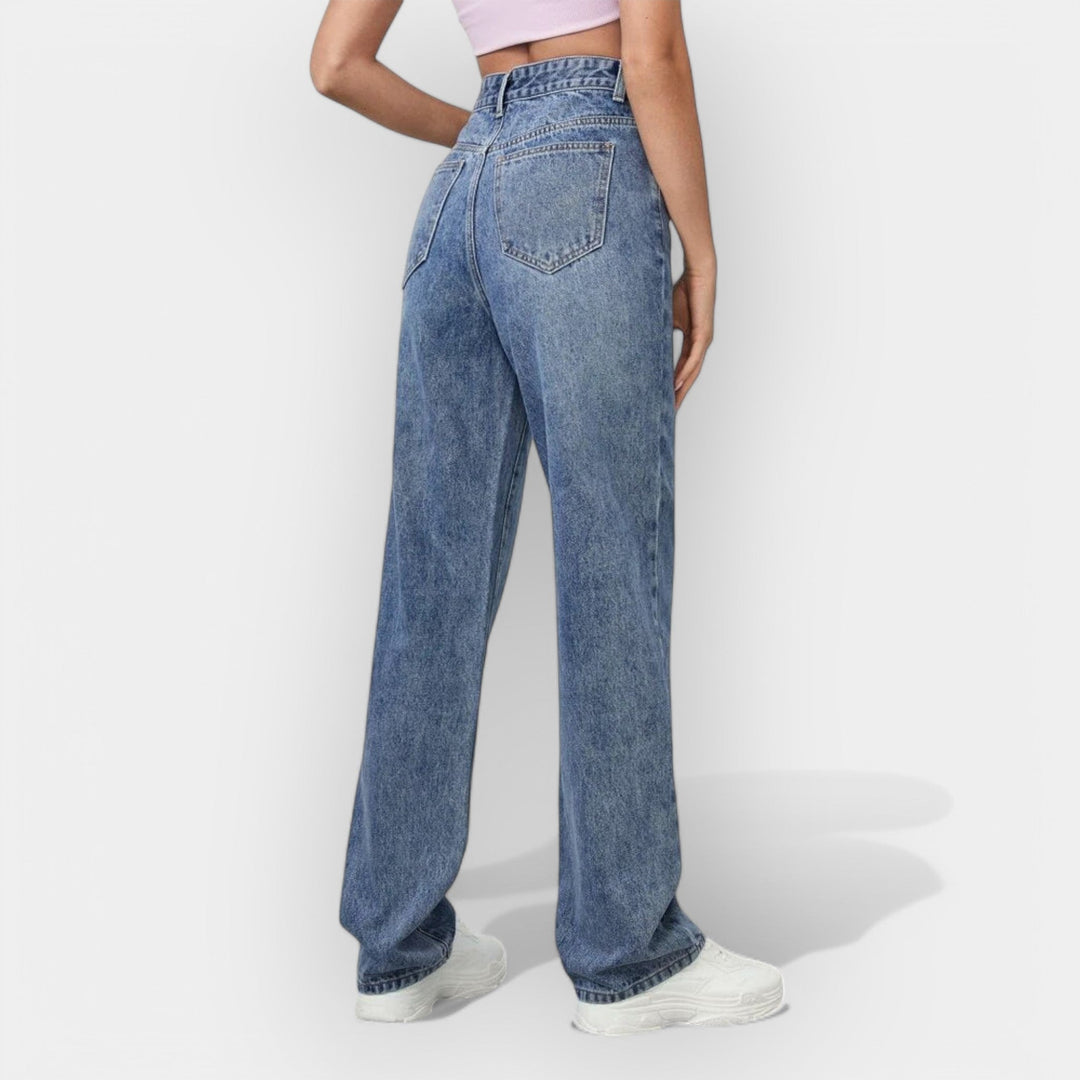 Jeans de Corte Reto