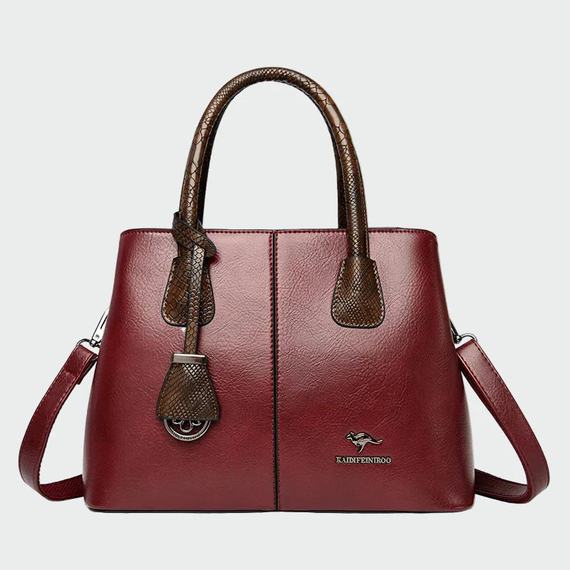 Bolsa de pele elegante