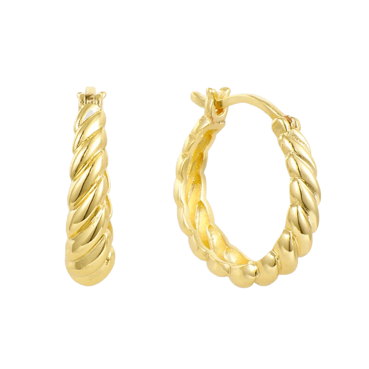 Brincos Torcidos com Estilo Twist