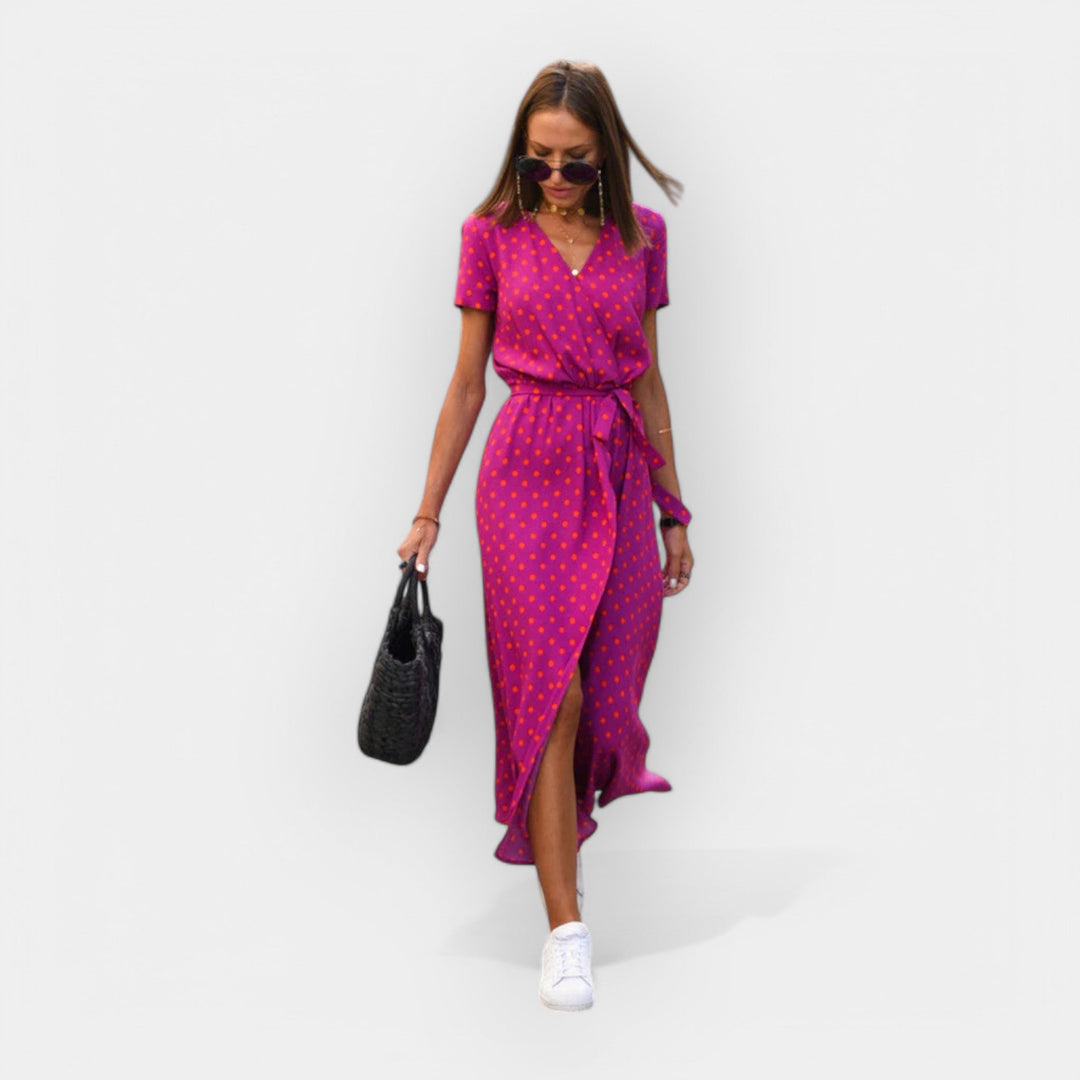 Vestido com Ajuste Confortável e Estável