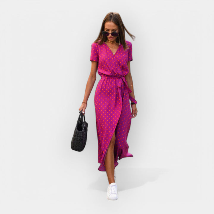 Vestido com Ajuste Confortável e Estável