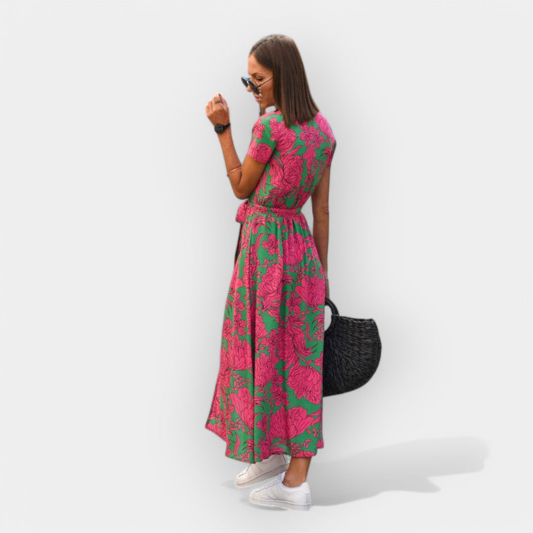 Vestido com Ajuste Confortável e Estável