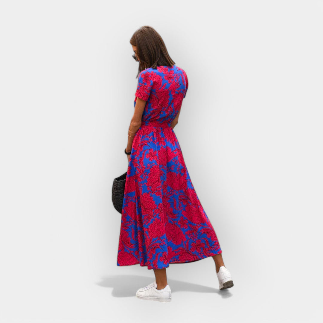 Vestido com Ajuste Confortável e Estável