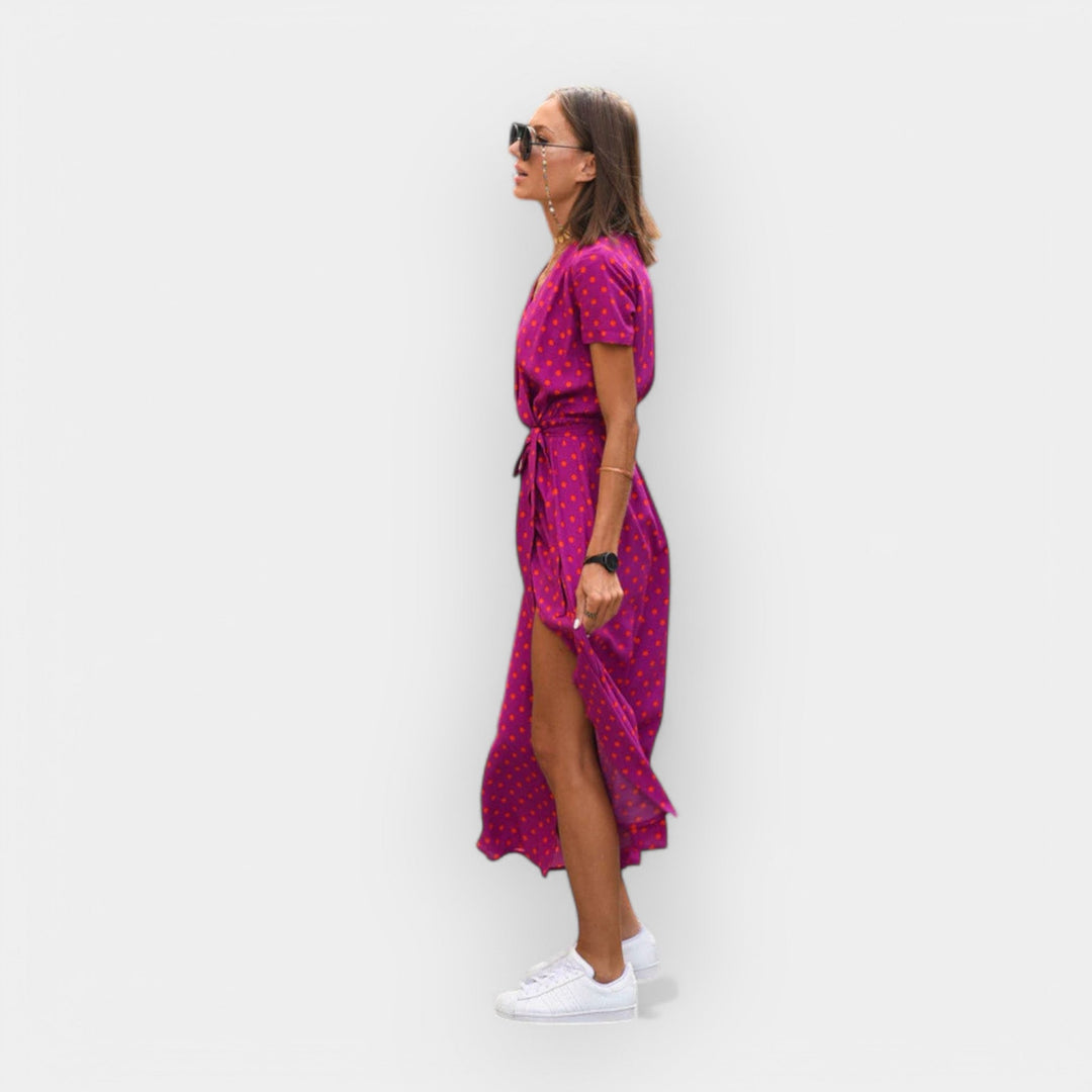 Vestido com Ajuste Confortável e Estável