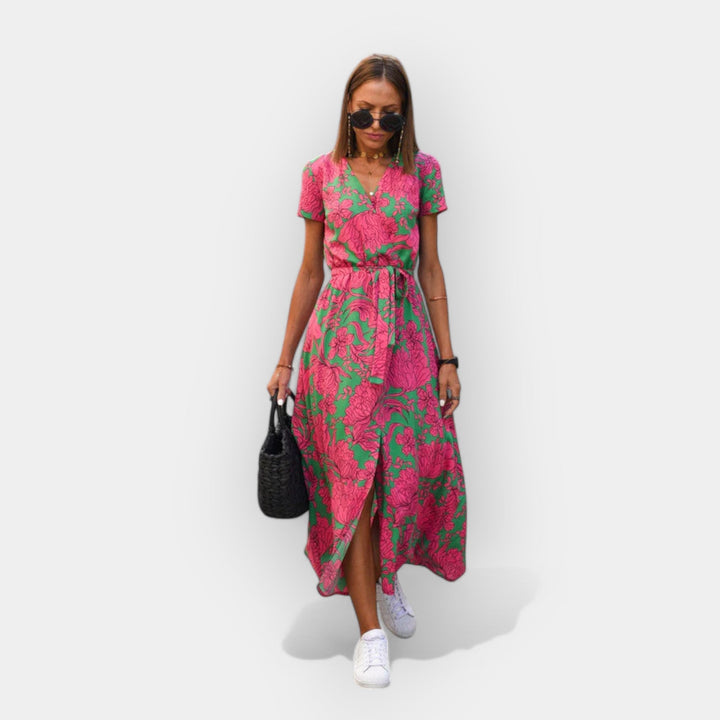 Vestido com Ajuste Confortável e Estável
