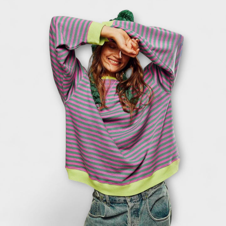 Mary - Pullover Oversize Listrado