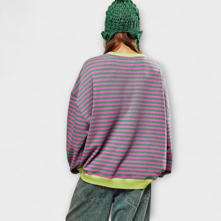 Mary - Pullover Oversize Listrado