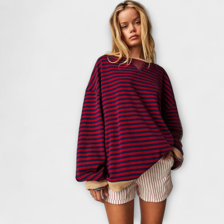 Mary - Pullover Oversize Listrado