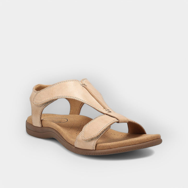Sandalias de Couro Confortáveis e Estilosas
