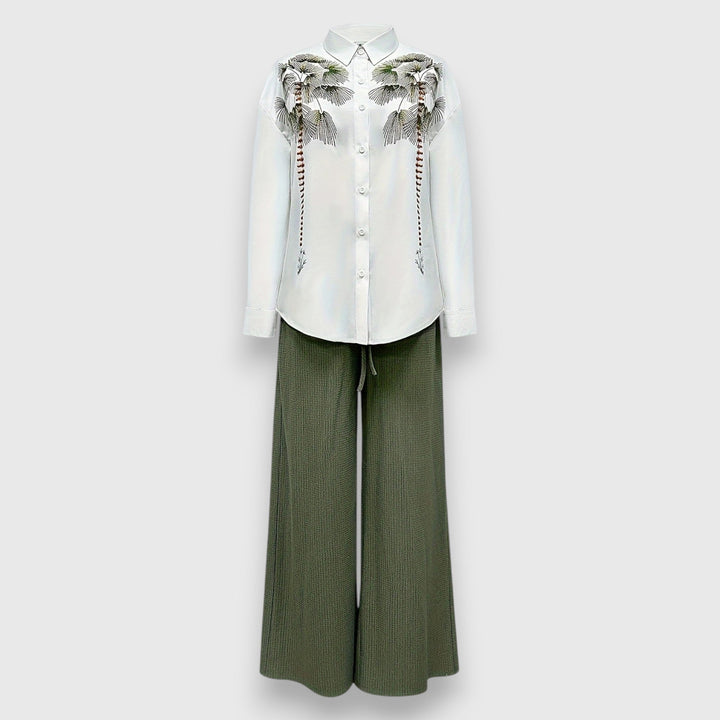 Conjunto com Estilo Bicolor