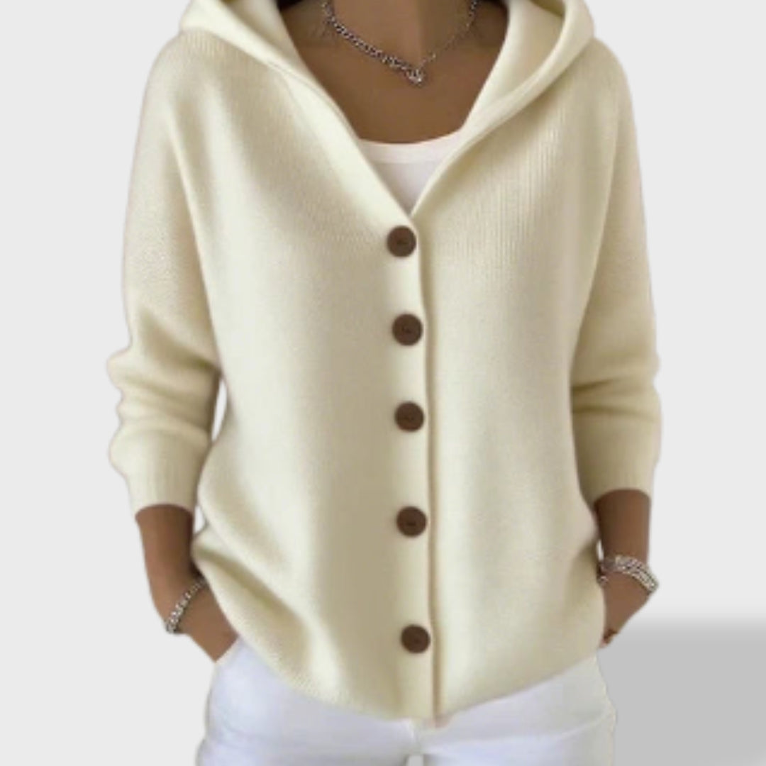 Sofia™ | Elegante Pullover de Inverno com Capuz