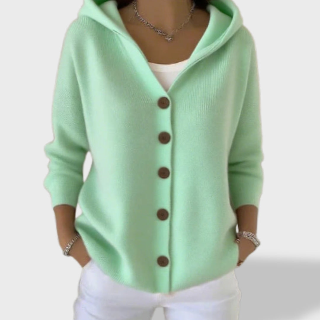 Sofia™ | Elegante Pullover de Inverno com Capuz