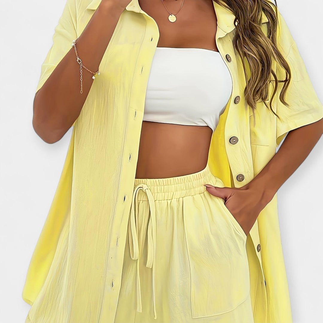 Conjunto de Camisa e Calções