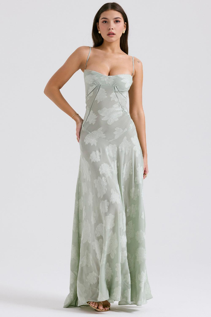 Vestido Floral Longo
