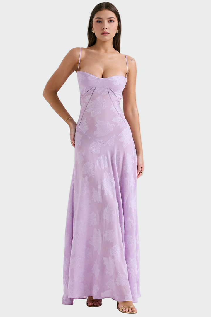 Vestido Floral Longo