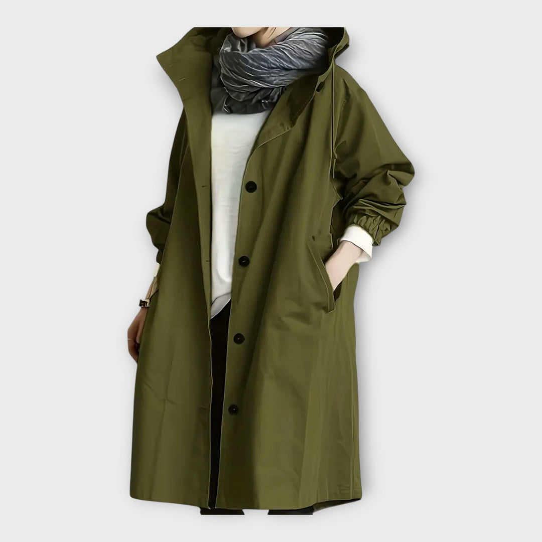 Parka Longa com Design Elegante