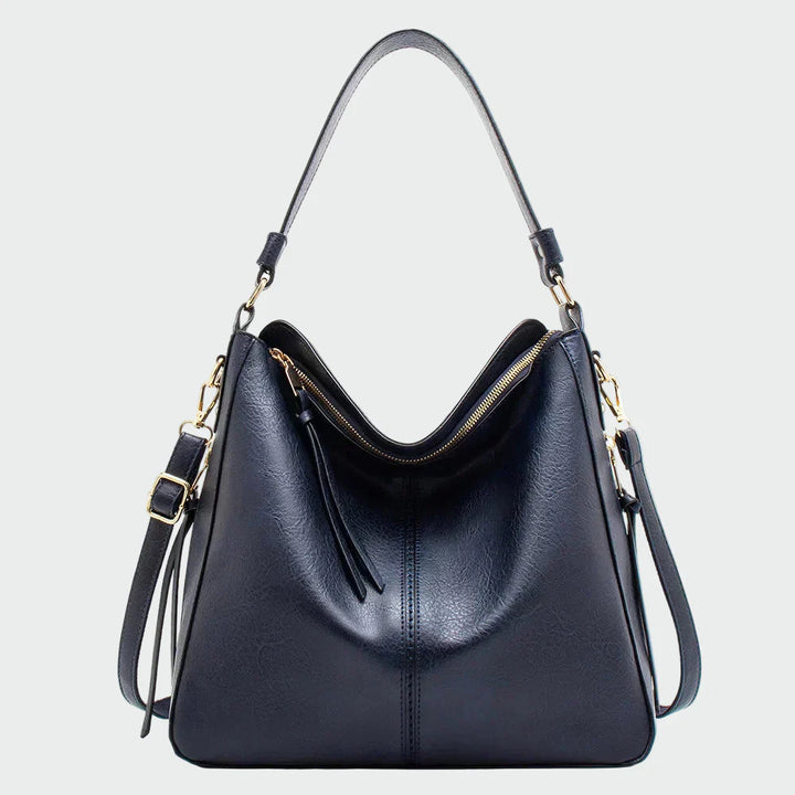 Saco hobo de couro atemporal