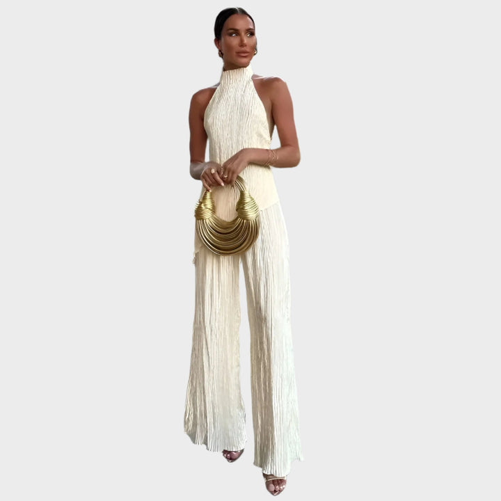 Conjunto Plissado Elegante