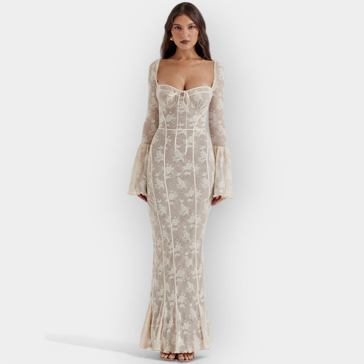Vestido Maxi Elegante de Noite