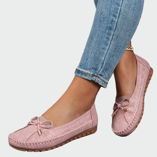 Sapatos slip-on confortáveis com sola ortopédica
