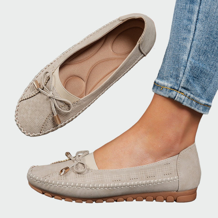 Sapatos slip-on confortáveis com sola ortopédica