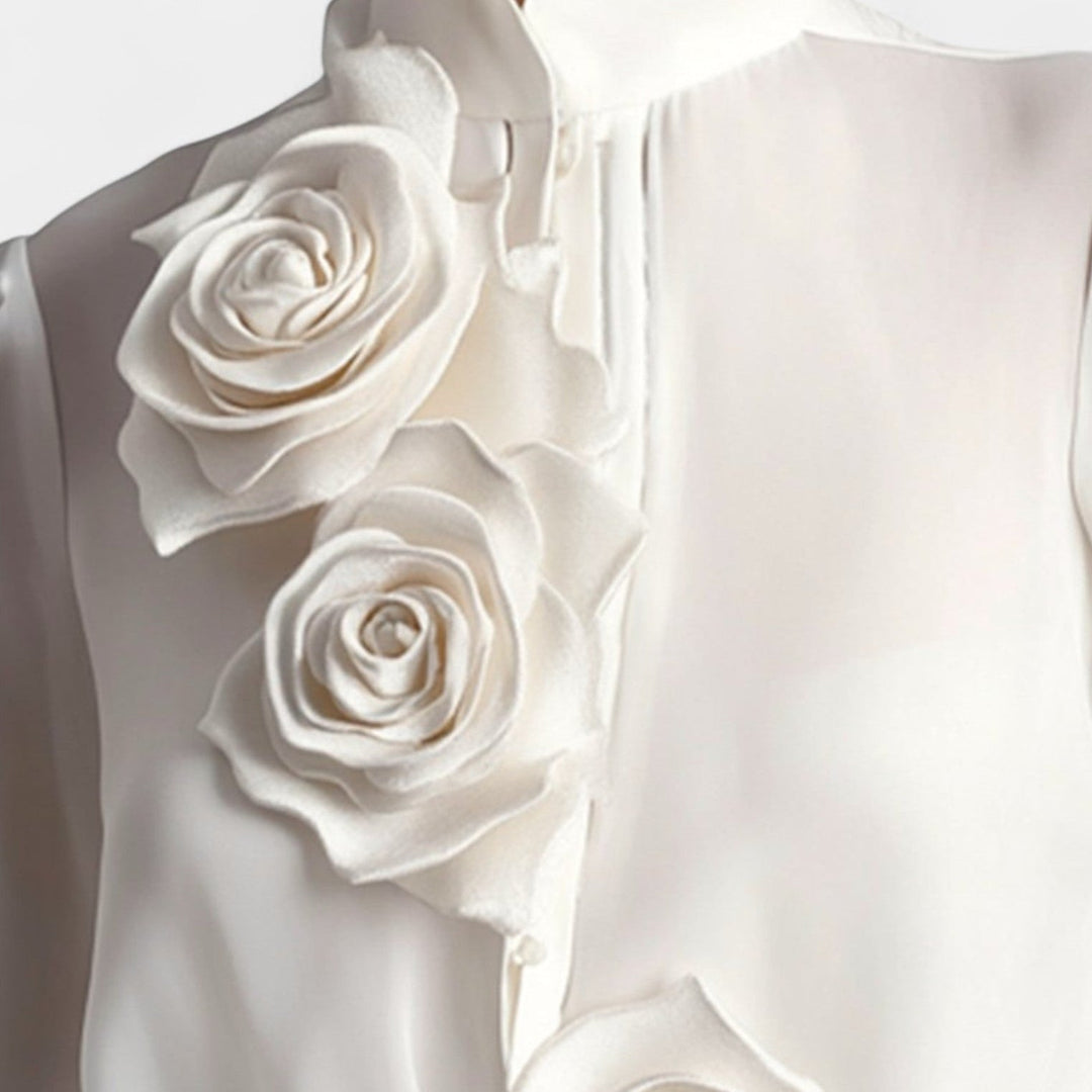 Blusa com Rosas 3D
