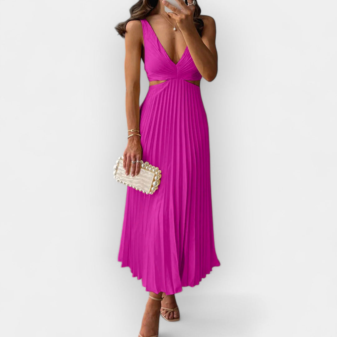 Vestido Midi de Cetim