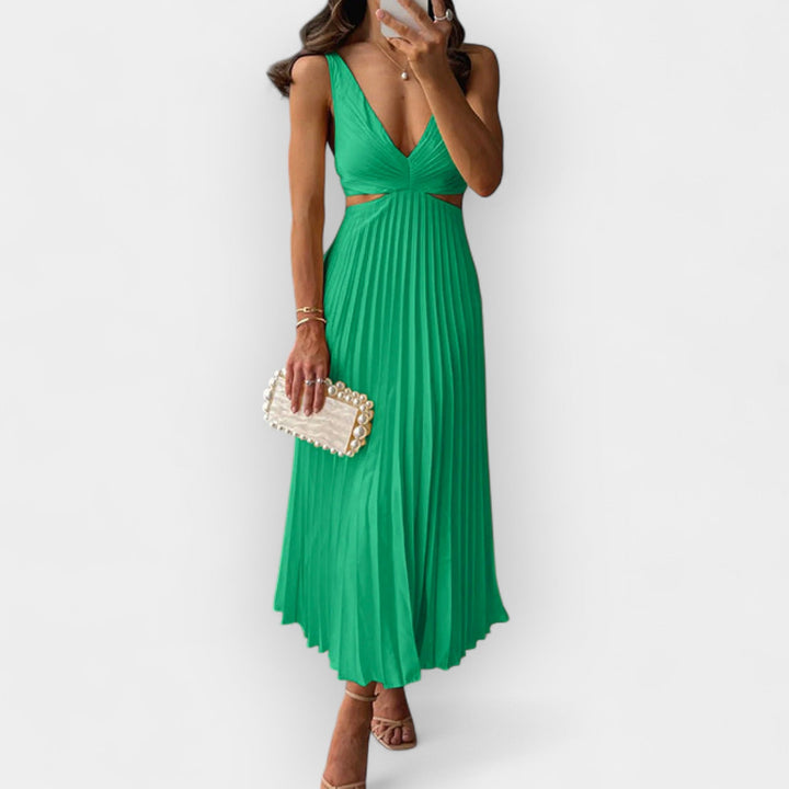 Vestido Midi de Cetim