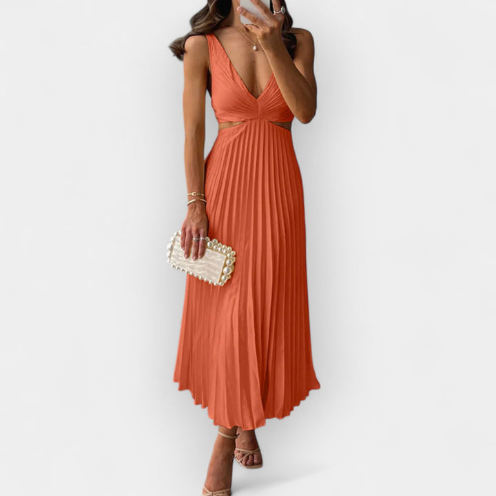 Vestido Midi de Cetim