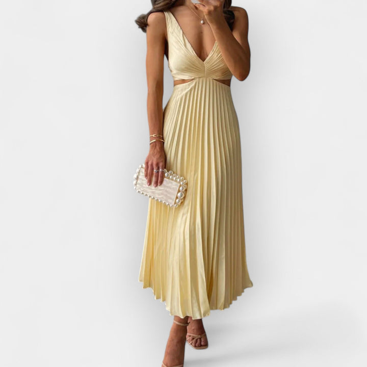 Vestido Midi de Cetim