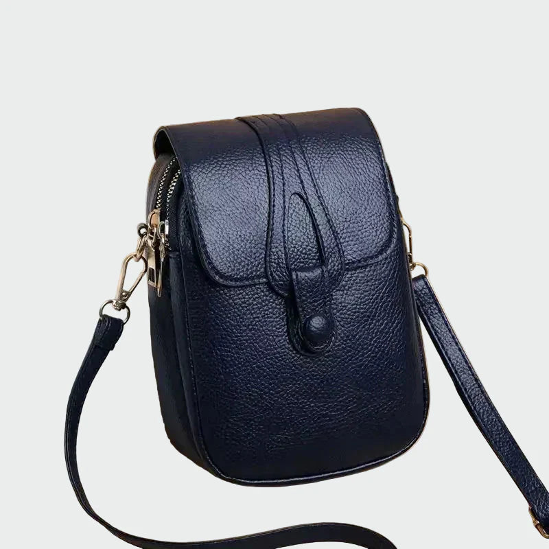 Bolsa de pele retro elegante