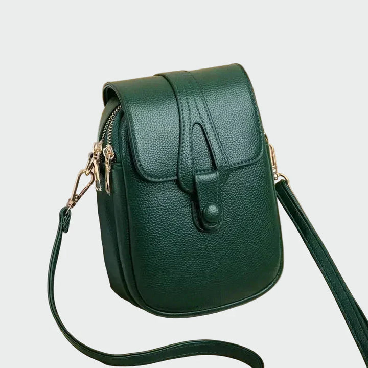 Bolsa de pele retro elegante