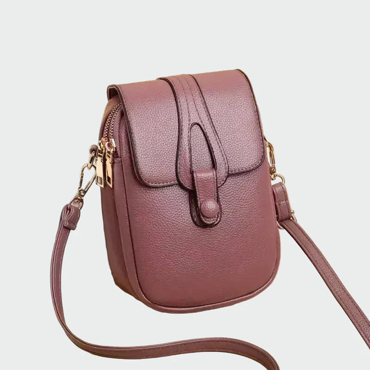 Bolsa de pele retro elegante