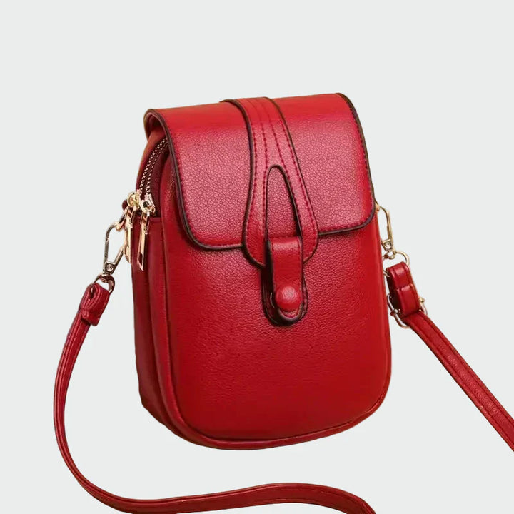 Bolsa de pele retro elegante