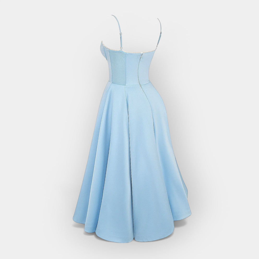 Vestido Midi Elegante com Linha Estilosa