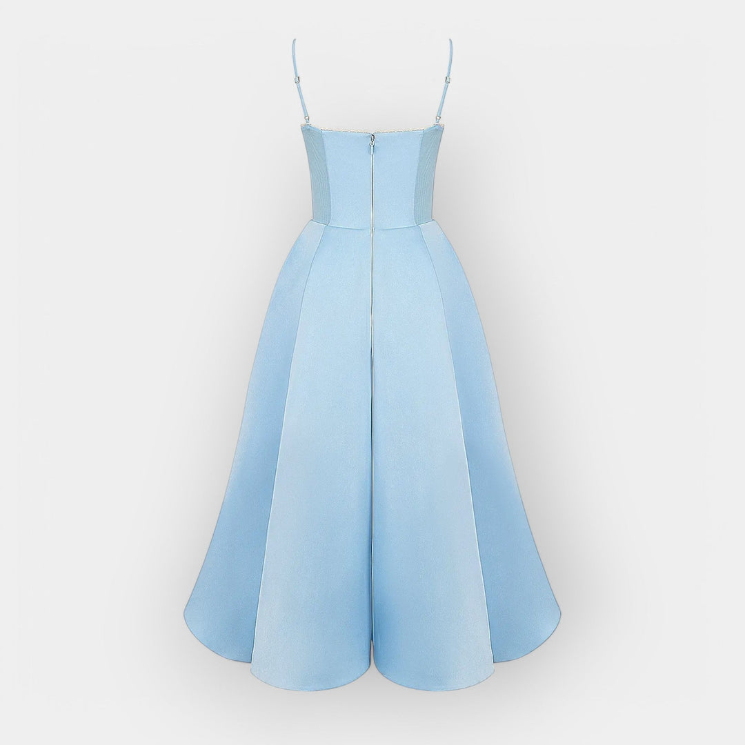 Vestido Midi Elegante com Linha Estilosa