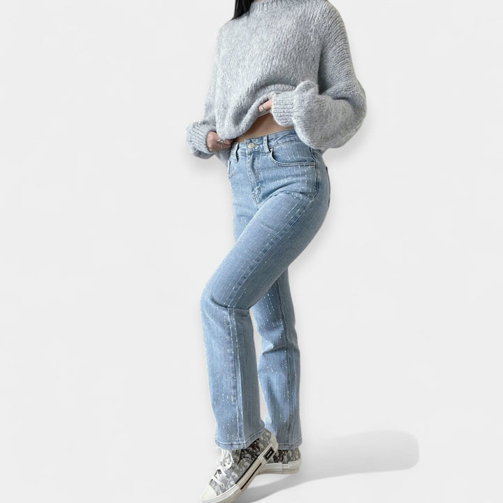 Jeans Brilhante de Verão