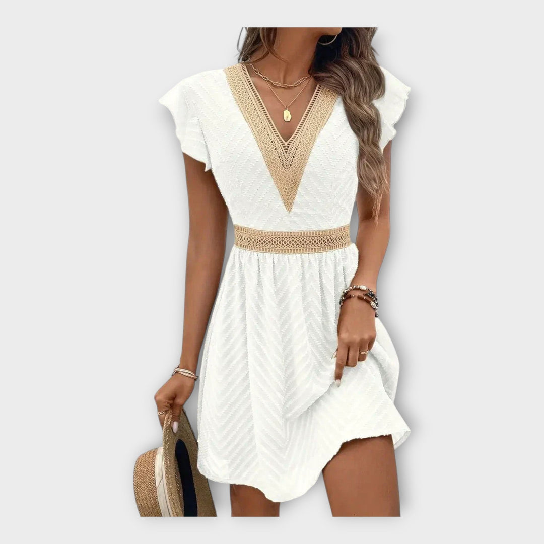 Vestido elegante com estética refinada