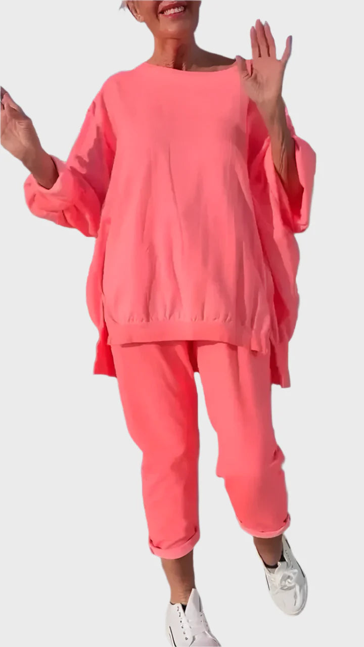 Conjunto com Decote Redondo