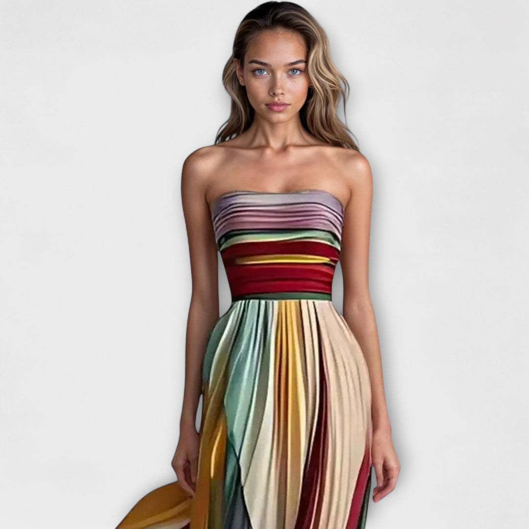 Vestido de Verão Multicolorido