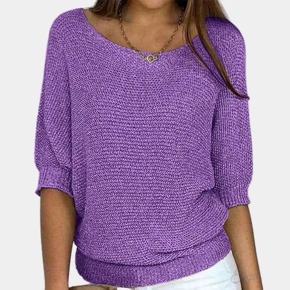 Pulôver de Malha Elegante