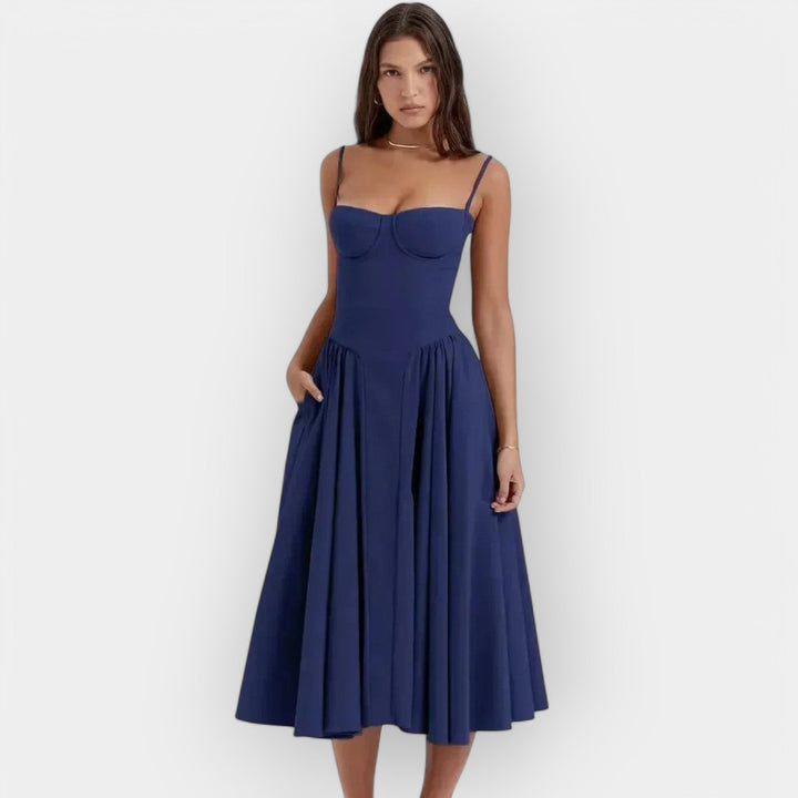 Vestido Midi Sofisticado para o Verão
