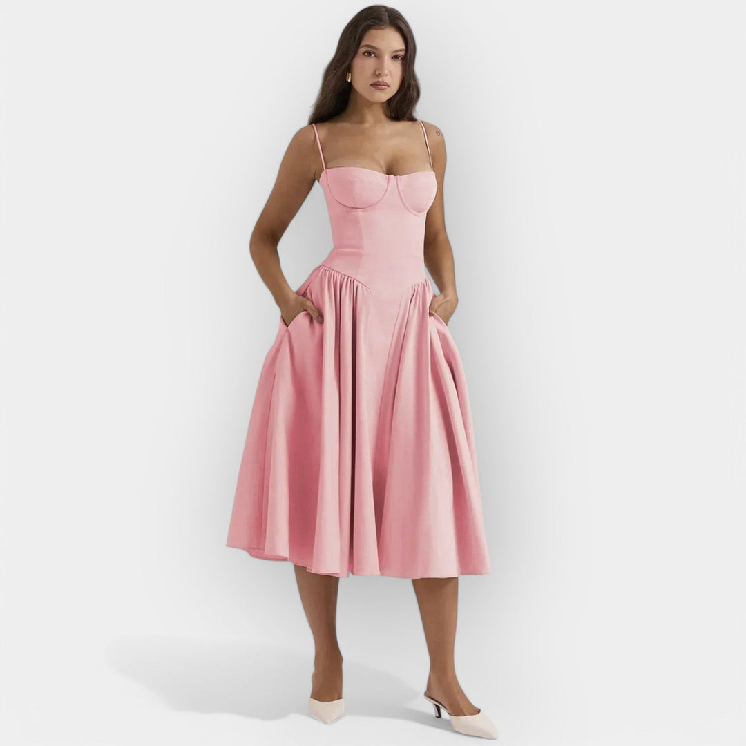Vestido Midi Sofisticado para o Verão