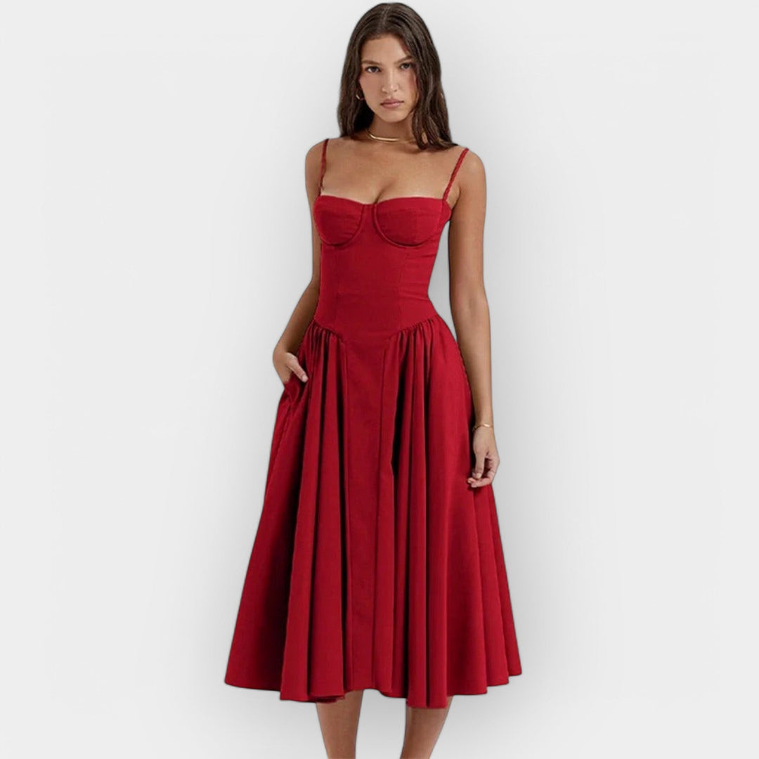 Vestido Midi Sofisticado para o Verão