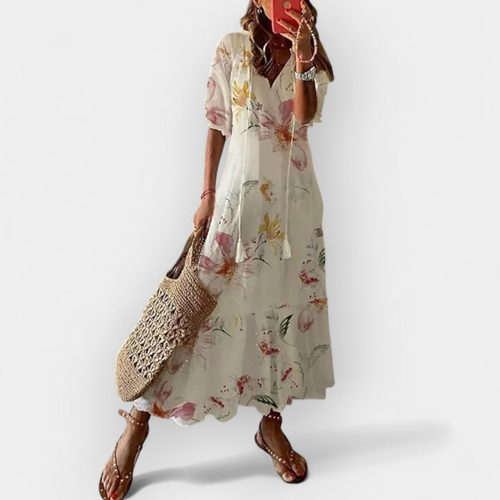 Vestido Maxi em Estilo Boho